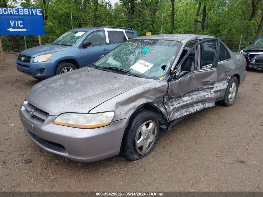 2000 Honda Accord 3.0 Lx VIN: 1HGCG1644YA062629 Lot: 39429026