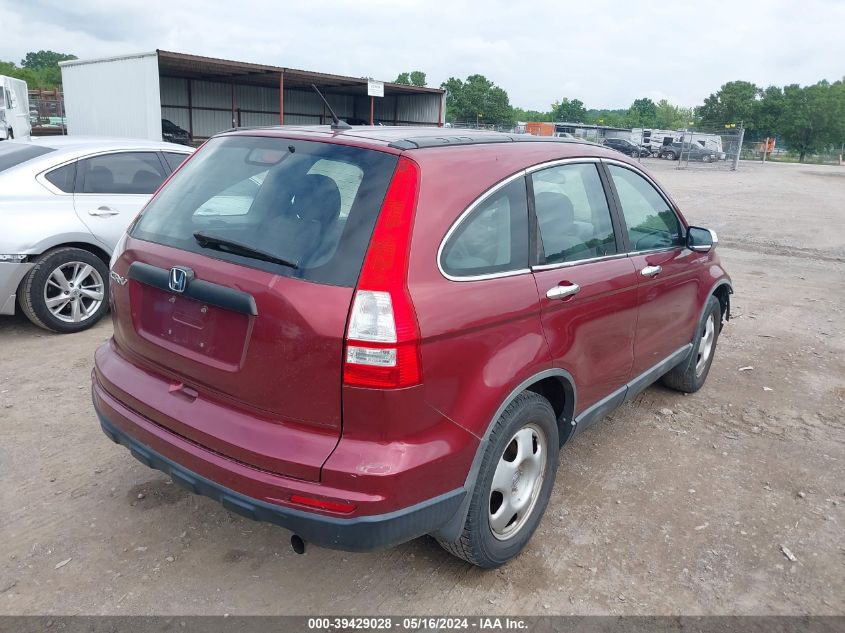 2010 Honda Cr-V Lx VIN: 5J6RE3H31AL027386 Lot: 39429028