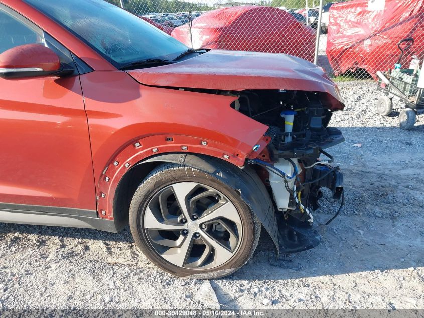 2017 Hyundai Tucson Limited VIN: KM8J33A2XHU336929 Lot: 39429048