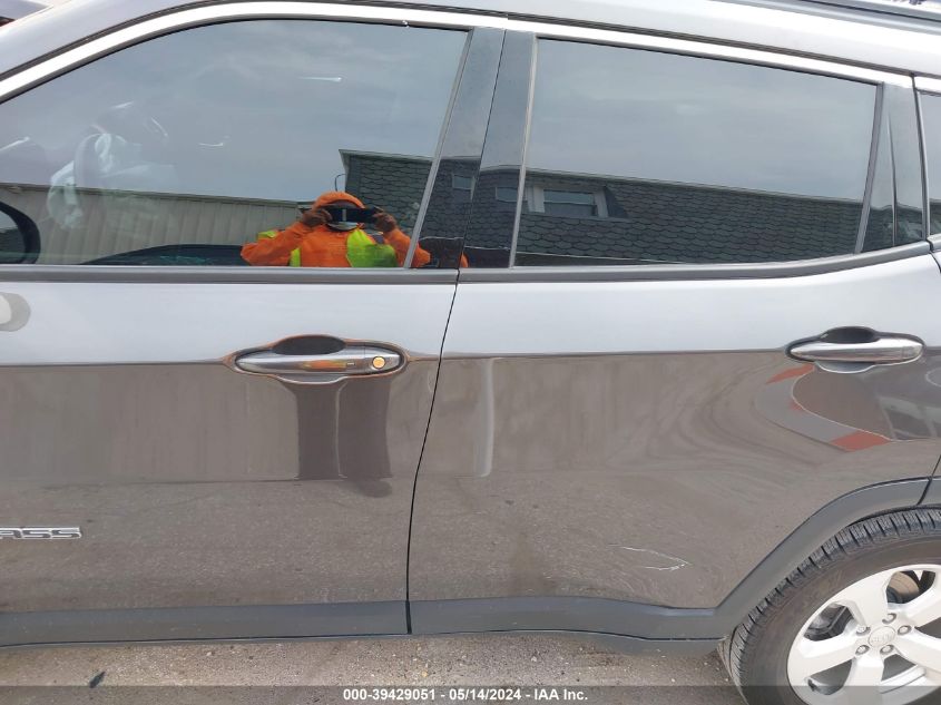 2019 Jeep Compass Latitude Fwd VIN: 3C4NJCBB6KT809415 Lot: 39429051