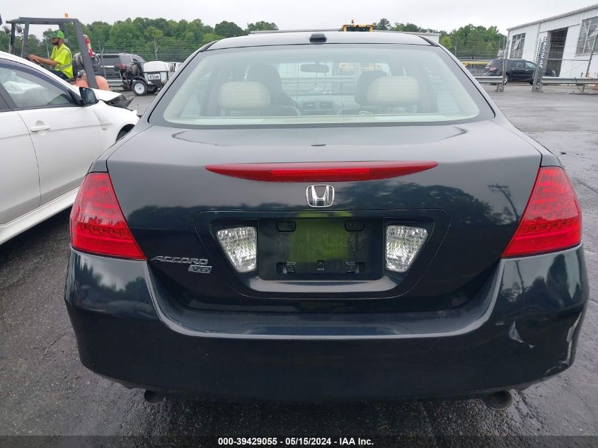 2007 Honda Accord 3.0 Ex VIN: 1HGCM66547A023486 Lot: 39429055