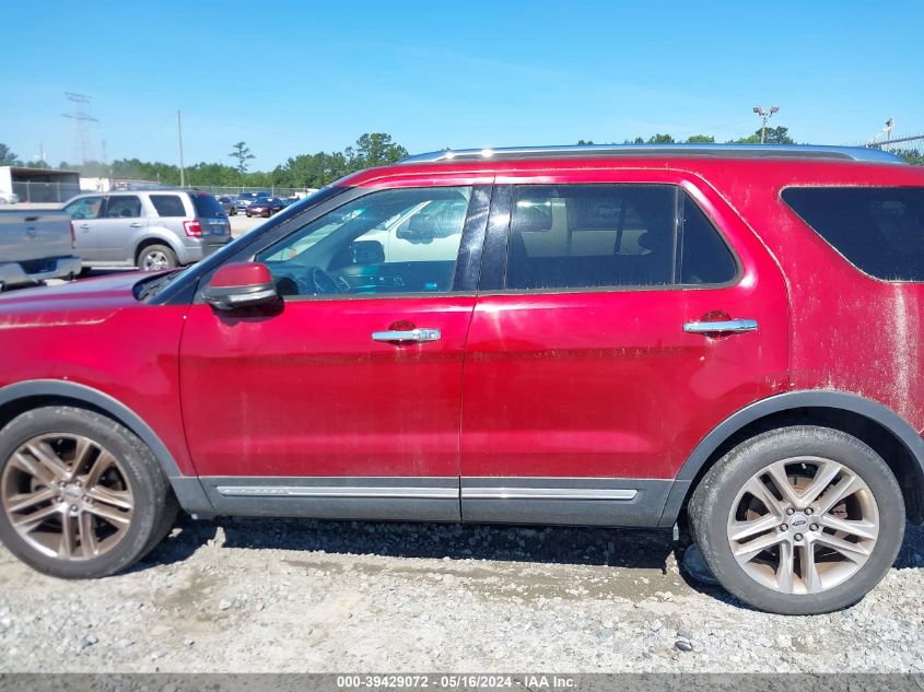 2016 Ford Explorer Limited VIN: 1FM5K7F87GGC98145 Lot: 39429072