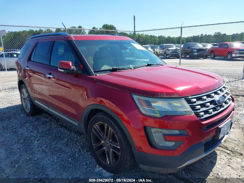 2016 Ford Explorer Limited VIN: 1FM5K7F87GGC98145 Lot: 39429072