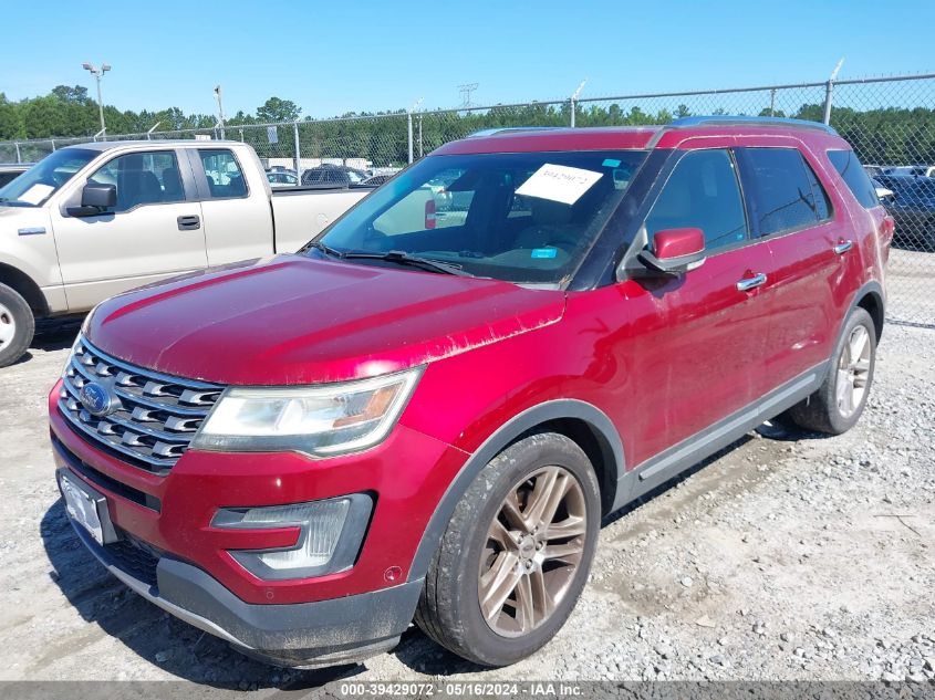 2016 Ford Explorer Limited VIN: 1FM5K7F87GGC98145 Lot: 39429072