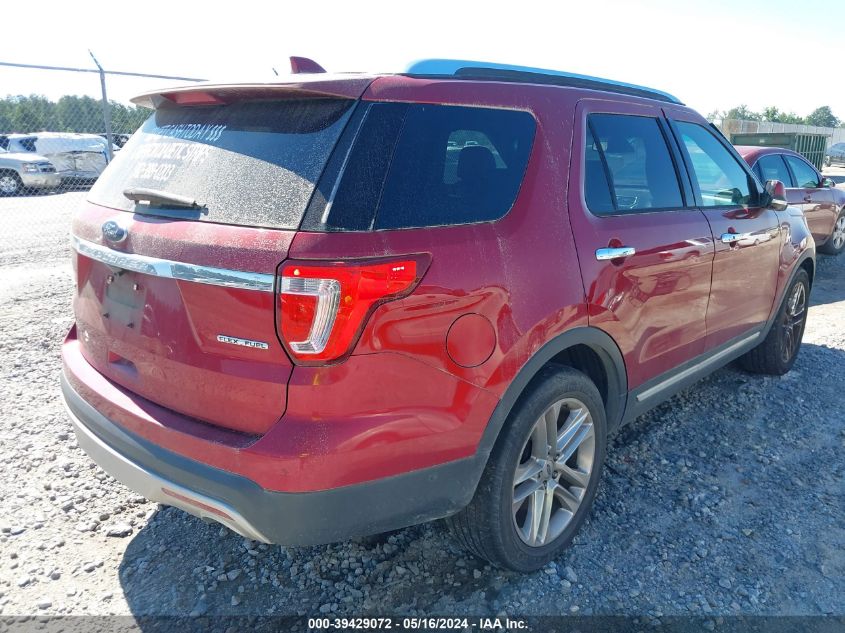 2016 Ford Explorer Limited VIN: 1FM5K7F87GGC98145 Lot: 39429072