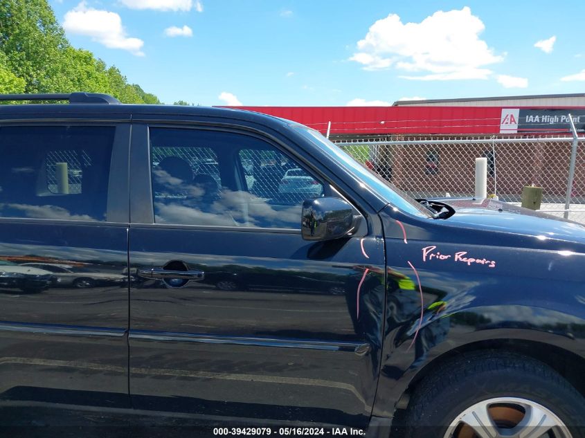 2013 Honda Pilot Ex VIN: 5FNYF3H40DB019732 Lot: 39429079