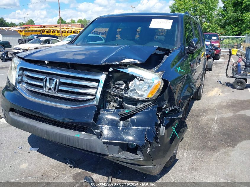 2013 Honda Pilot Ex VIN: 5FNYF3H40DB019732 Lot: 39429079