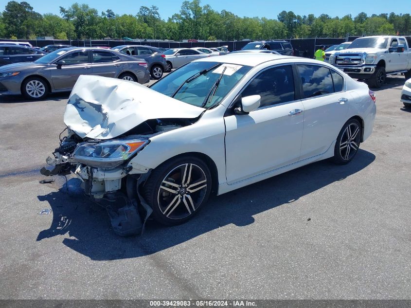 2017 Honda Accord Sport VIN: 1HGCR2F55HA285349 Lot: 39429083