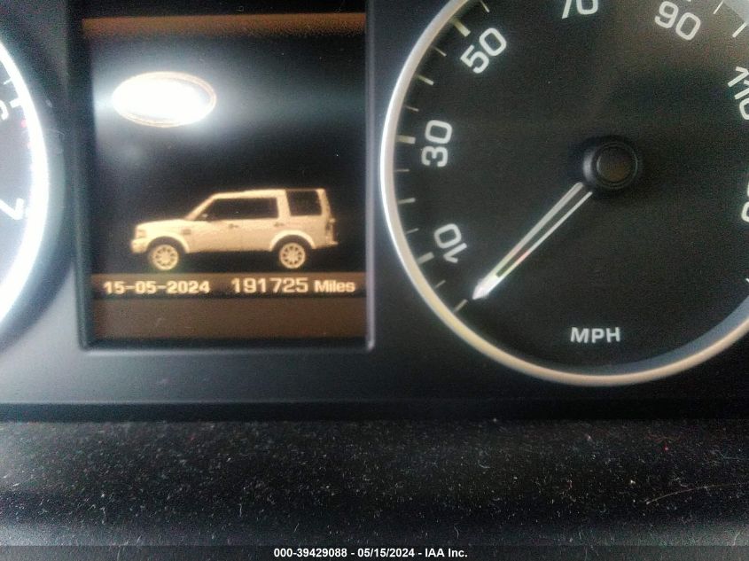 2010 Land Rover Lr4 Hse Plus VIN: SALAM2D48AA533171 Lot: 39429088