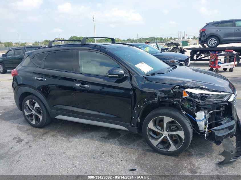 2017 Hyundai Tucson Limited VIN: KM8J33A24HU370512 Lot: 39429092