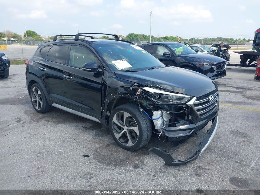 2017 Hyundai Tucson Limited VIN: KM8J33A24HU370512 Lot: 39429092