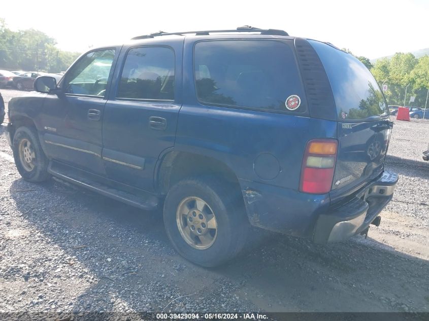 2003 Chevrolet Tahoe C1500 VIN: 1GNEC13V03J289459 Lot: 39429094