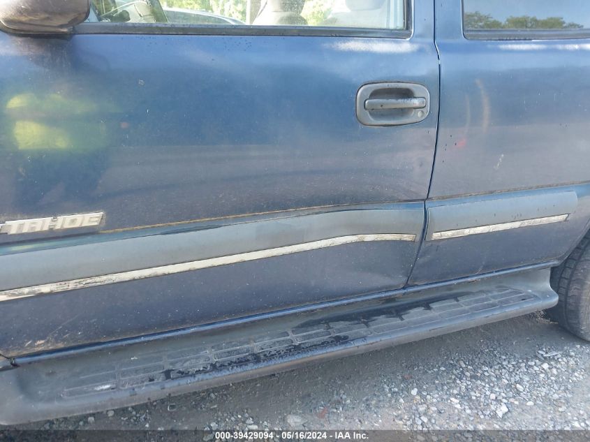2003 Chevrolet Tahoe C1500 VIN: 1GNEC13V03J289459 Lot: 39429094