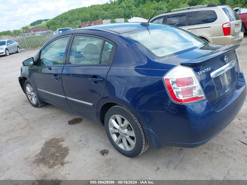 2012 Nissan Sentra 2.0 Sl VIN: 3N1AB6AP2CL670866 Lot: 39429098