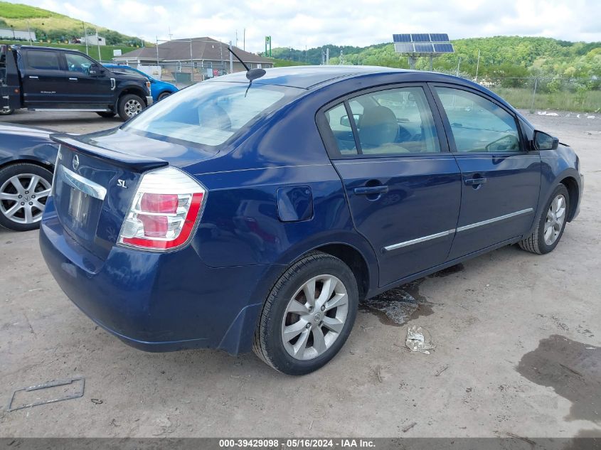 2012 Nissan Sentra 2.0 Sl VIN: 3N1AB6AP2CL670866 Lot: 39429098