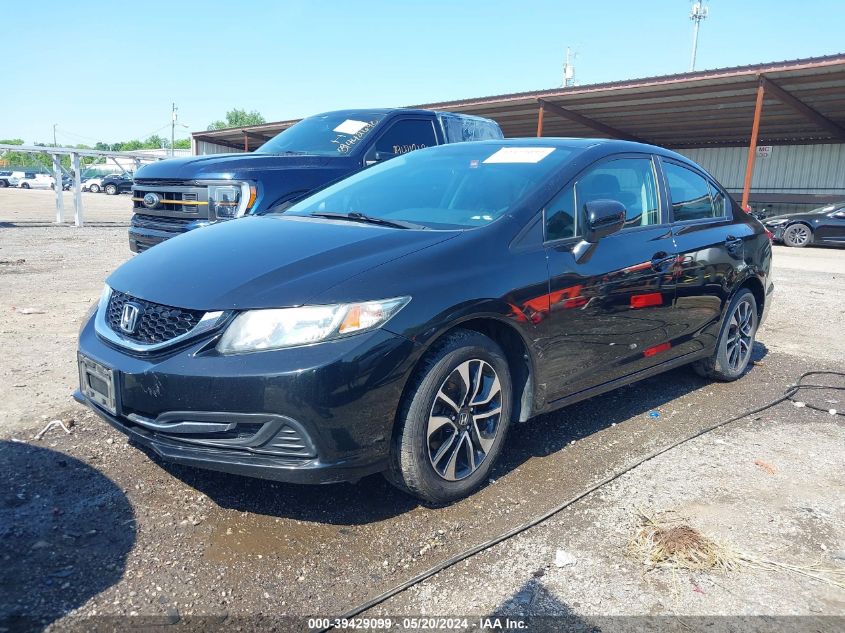 2014 Honda Civic Ex VIN: 2HGFB2F8XEH538495 Lot: 39429099