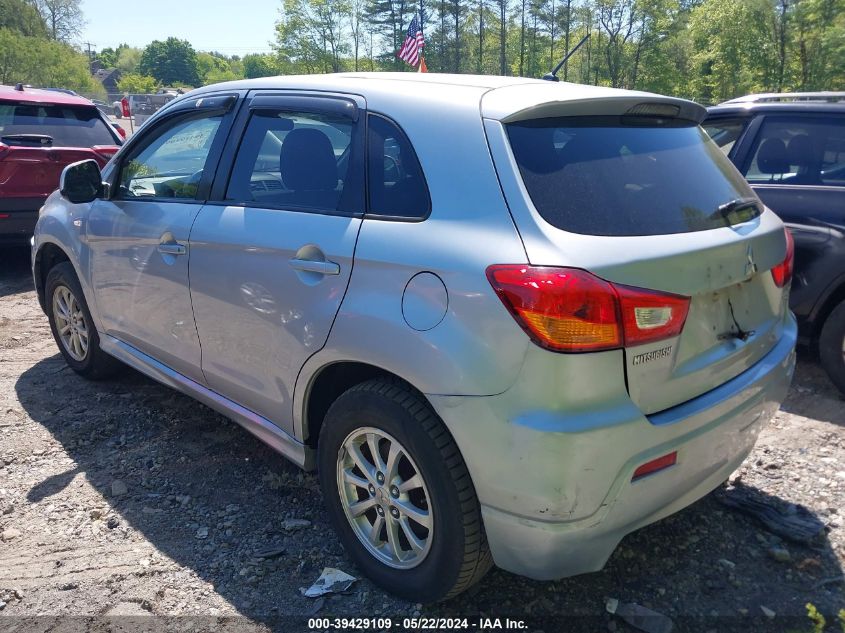 2011 Mitsubishi Outlander Sport Es VIN: JA4AP3AUXBZ018467 Lot: 39429109