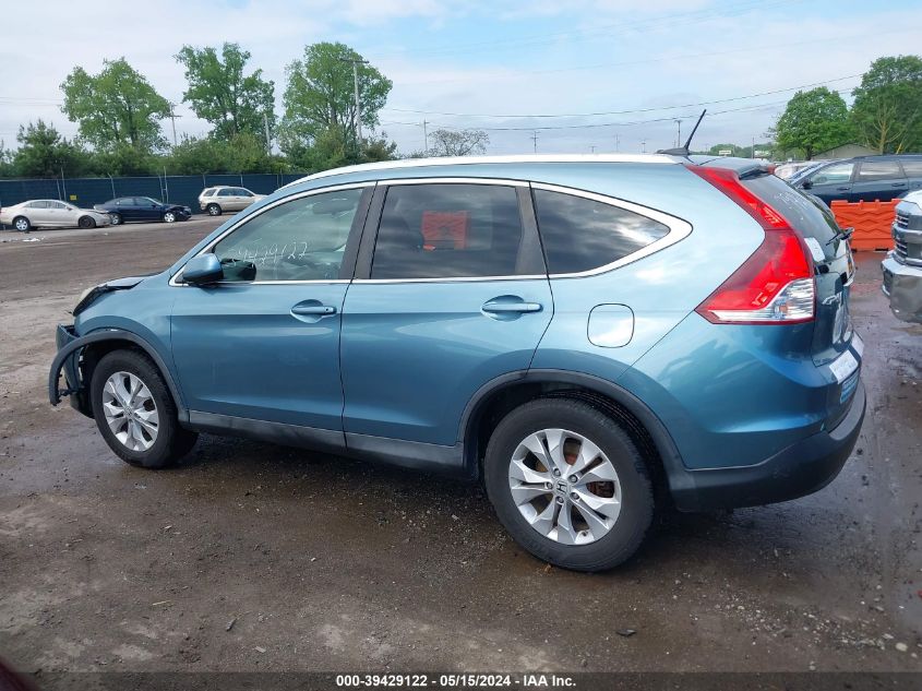 2013 Honda Cr-V Ex-L VIN: 2HKRM4H79DH694572 Lot: 39429122