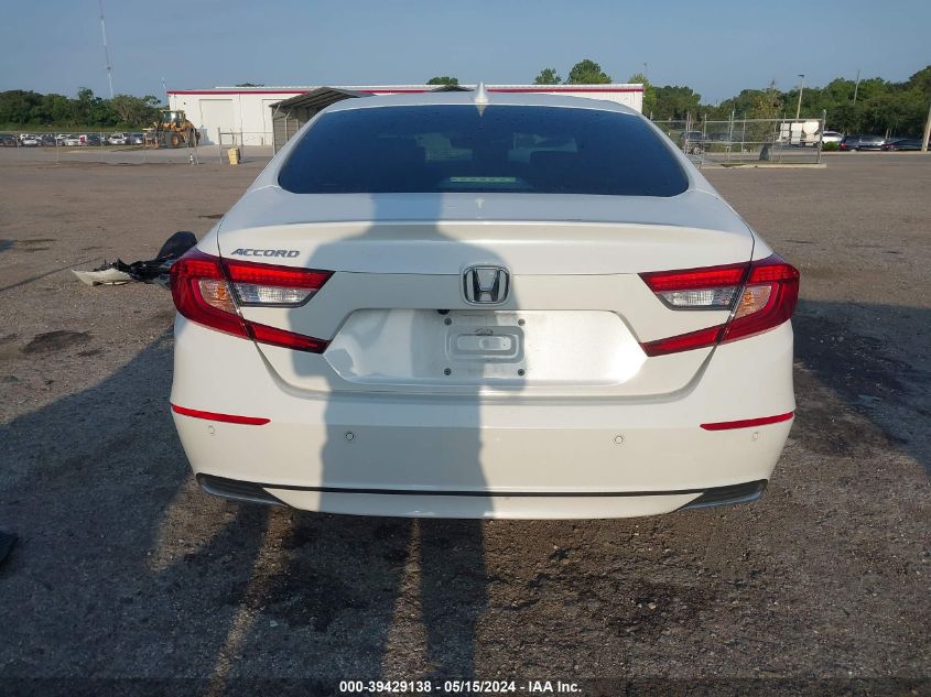 2022 Honda Accord Ex-L VIN: 1HGCV1F57NA033541 Lot: 39429138