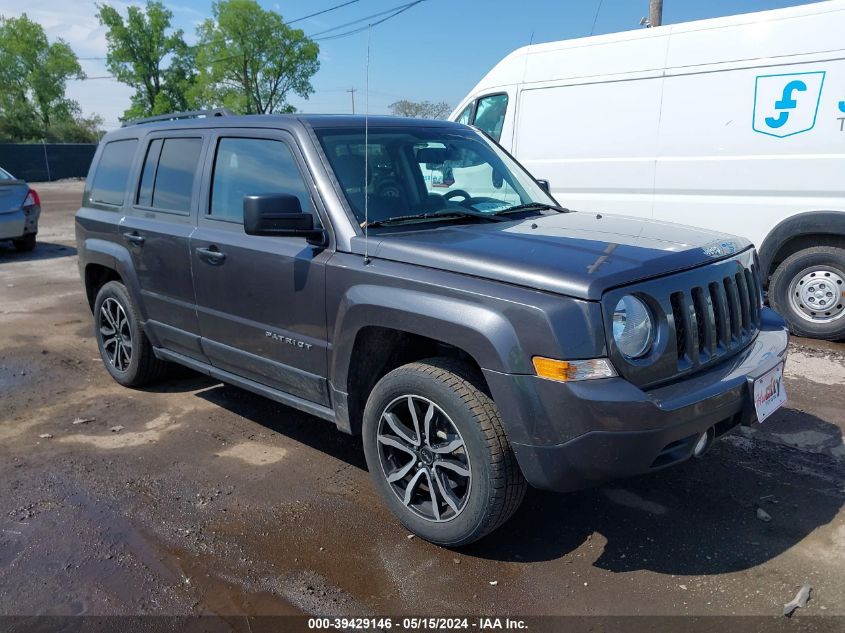 2017 Jeep Patriot Sport 4X4 VIN: 1C4NJRBBXHD142317 Lot: 39429146