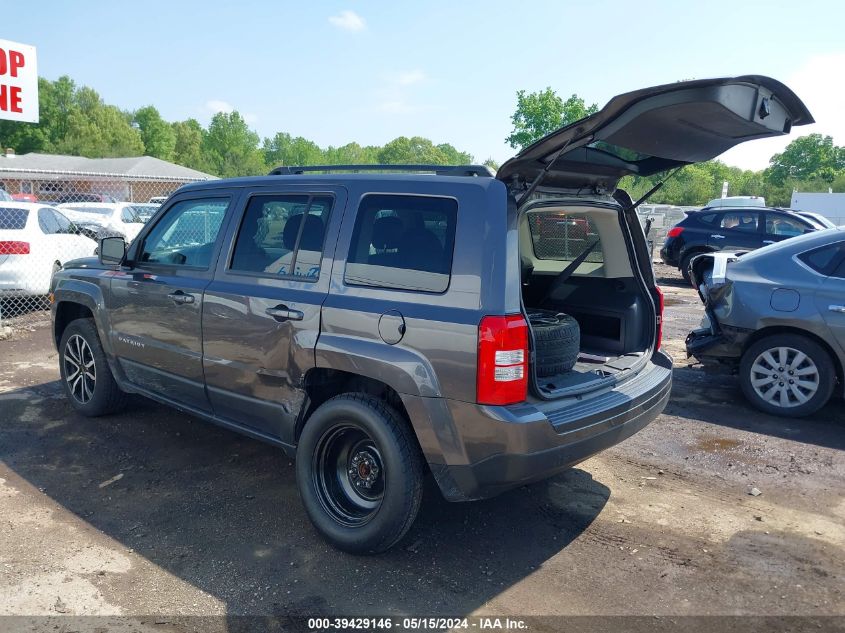 2017 Jeep Patriot Sport 4X4 VIN: 1C4NJRBBXHD142317 Lot: 39429146