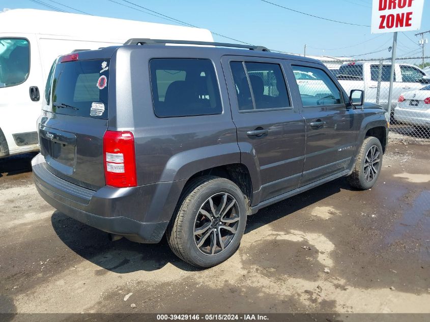 2017 Jeep Patriot Sport 4X4 VIN: 1C4NJRBBXHD142317 Lot: 39429146