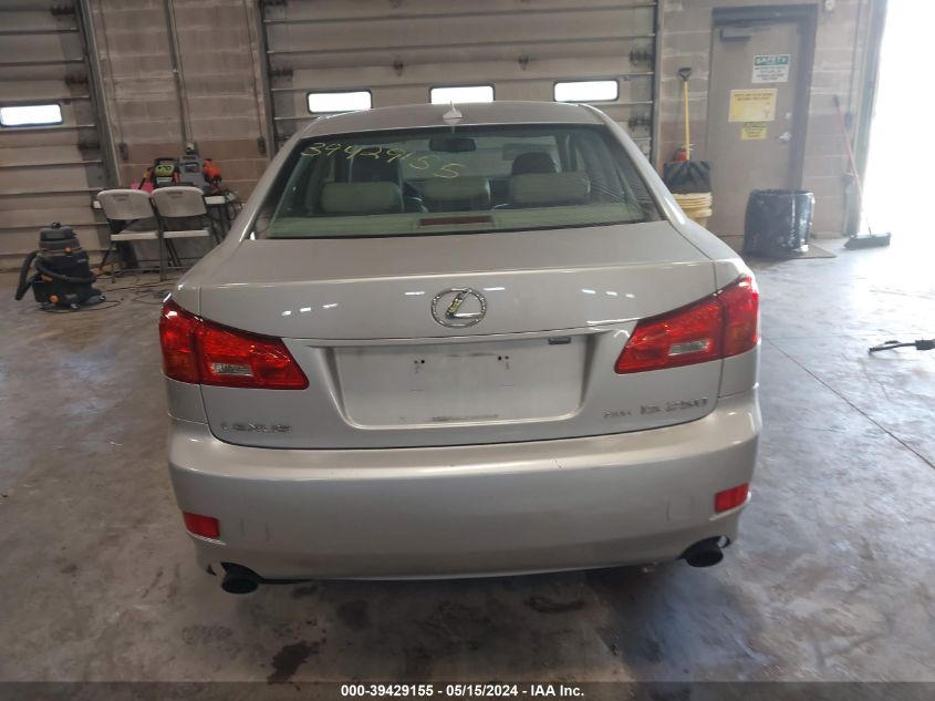 2007 Lexus Is 250 250 VIN: JTHCK262375009038 Lot: 39429155
