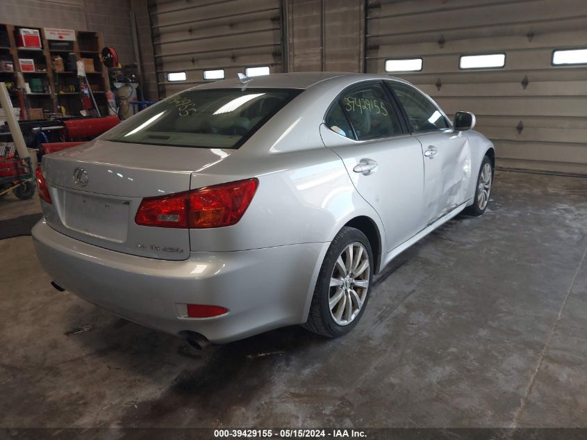 2007 Lexus Is 250 250 VIN: JTHCK262375009038 Lot: 39429155