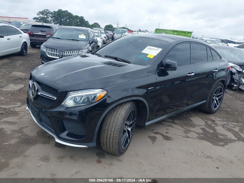 2016 Mercedes-Benz Gle 450 Amg Coupe 4Matic VIN: 4JGED6EB6GA020910 Lot: 39429166