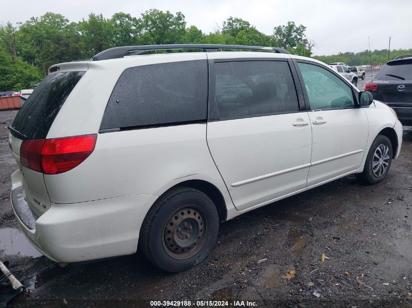 2004 Toyota Sienna Le VIN: 5TDZA23C34S191180 Lot: 39429188