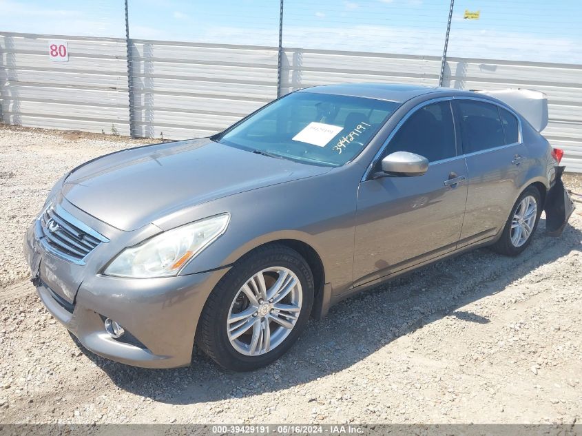 2011 Infiniti G37 Journey VIN: JN1CV6AP0BM502907 Lot: 39429191