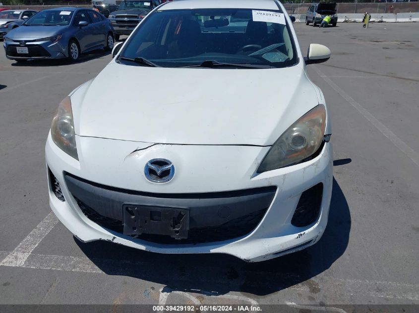 2013 Mazda Mazda3 I Sv VIN: JM1BL1TF2D1783313 Lot: 39429192