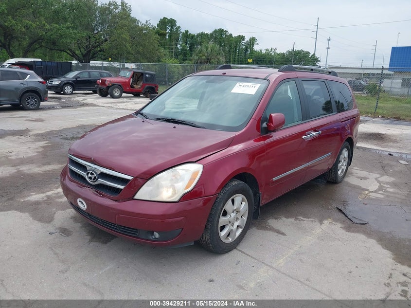 2008 Hyundai Entourage Gls/Limited VIN: KNDMC233986050611 Lot: 39429211