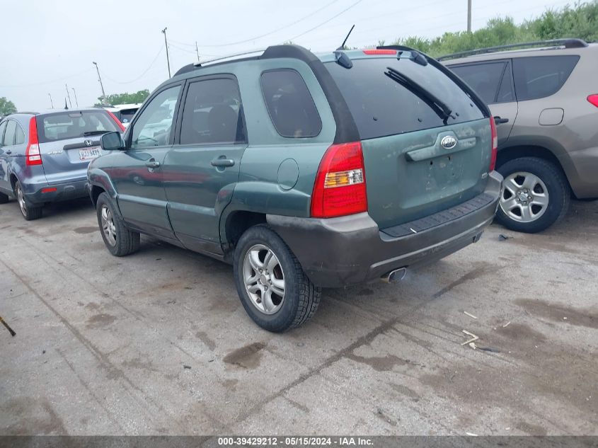 2006 Kia Sportage Ex V6/Lx V6 VIN: KNDJF723267199037 Lot: 39429212