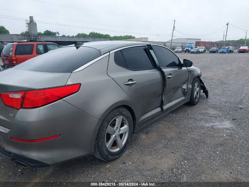 2014 Kia Optima Lx VIN: 5XXGM4A70EG260135 Lot: 39429215