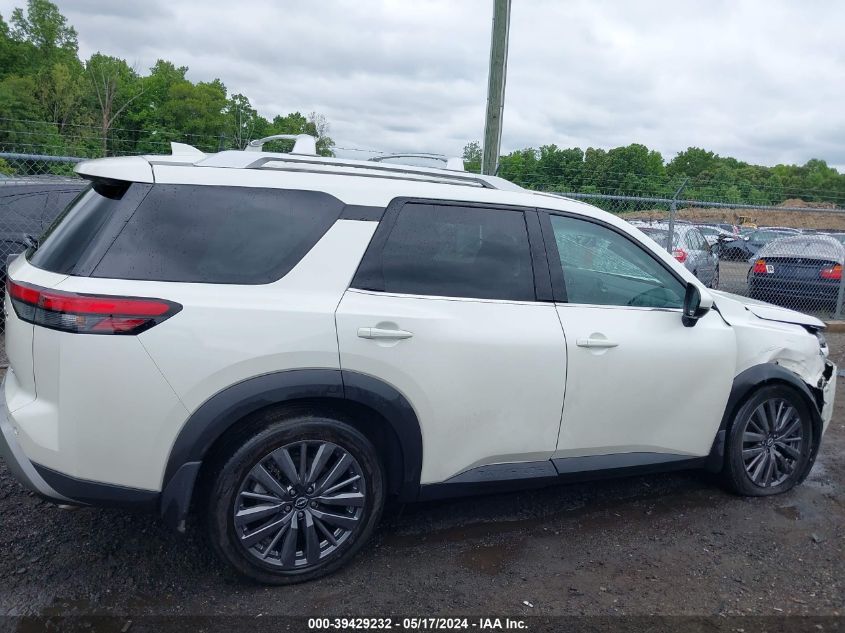2023 Nissan Pathfinder Sl 4Wd VIN: 5N1DR3CD8PC259346 Lot: 39429232