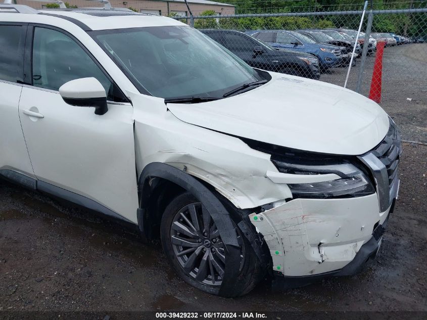 2023 Nissan Pathfinder Sl 4Wd VIN: 5N1DR3CD8PC259346 Lot: 39429232