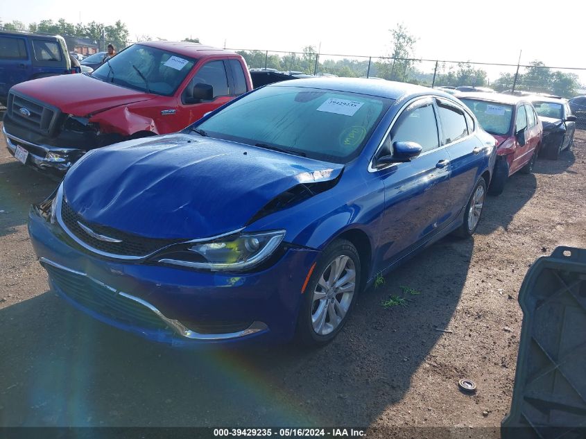 2015 Chrysler 200 Limited VIN: 1C3CCCAB4FN508106 Lot: 39429235