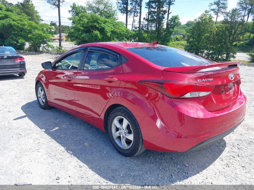 2015 Hyundai Elantra Se VIN: KMHDH4AEXFU330124 Lot: 39429241