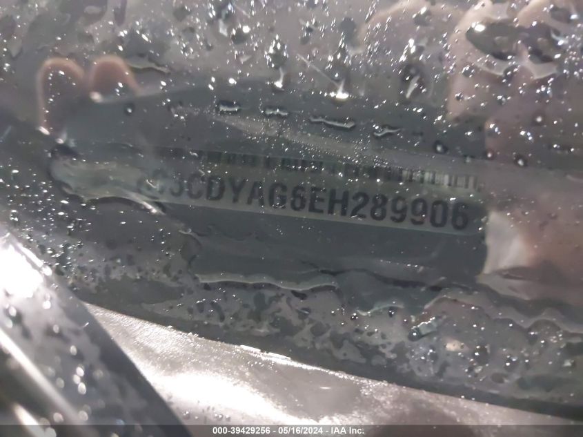 2014 Dodge Challenger Sxt VIN: 2C3CDYAG6EH289906 Lot: 39429256