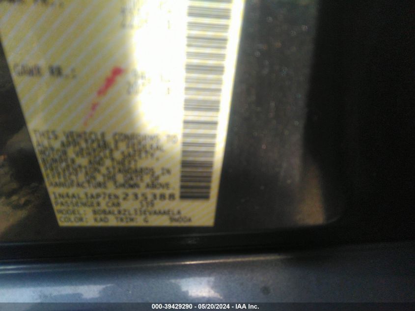 2014 Nissan Altima 2.5 S VIN: 1N4AL3AP7EN235388 Lot: 39429290