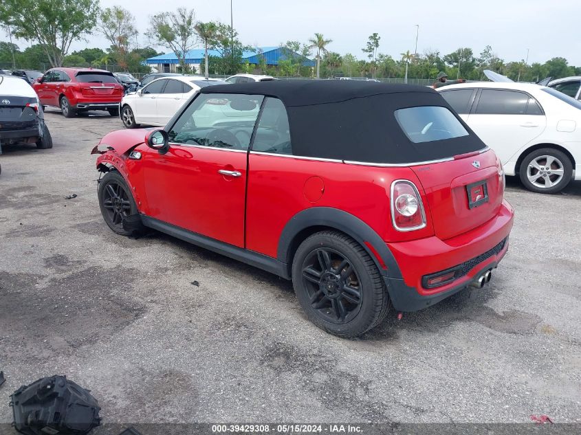 2015 Mini Convertible Cooper S VIN: WMWZP3C51FT708466 Lot: 39429308