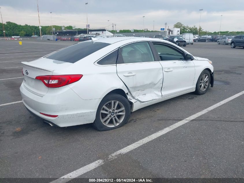 2015 HYUNDAI SONATA SE - 5NPE24AF7FH062419