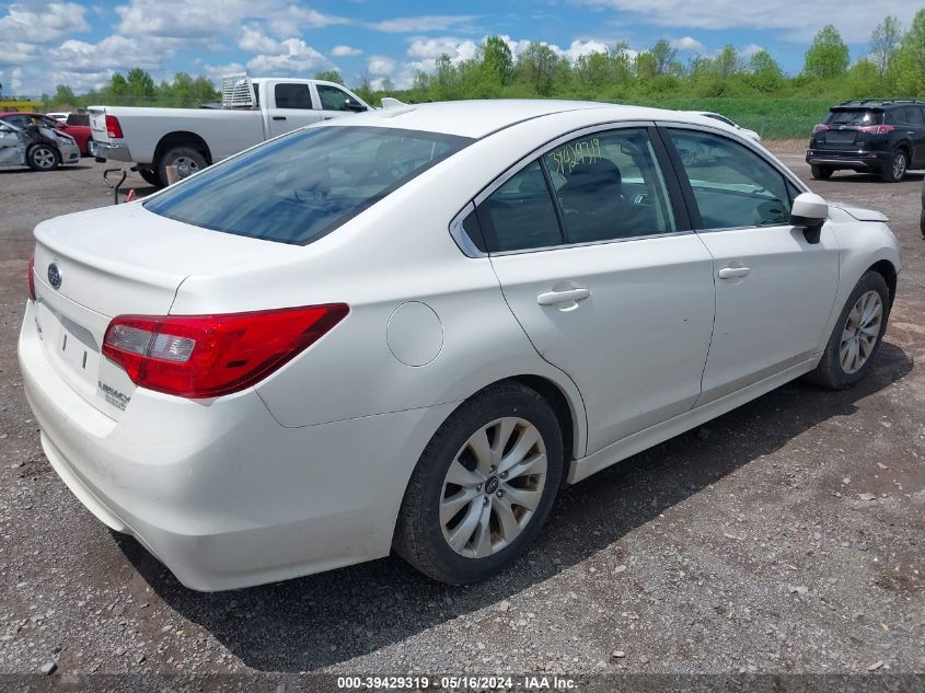 2016 Subaru Legacy 2.5I Premium VIN: 4S3BNAD63G3006141 Lot: 39429319