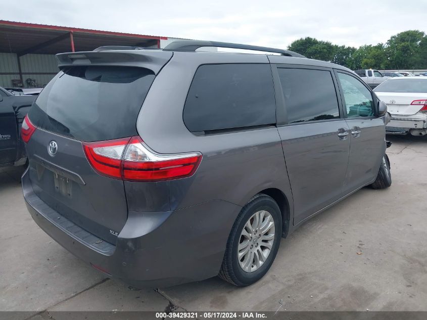 2017 Toyota Sienna Xle 8 Passenger VIN: 5TDYZ3DC9HS862253 Lot: 39429321