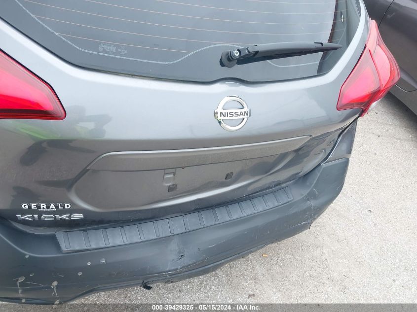 2018 Nissan Kicks S VIN: 3N1CP5CUXJL533372 Lot: 39429325