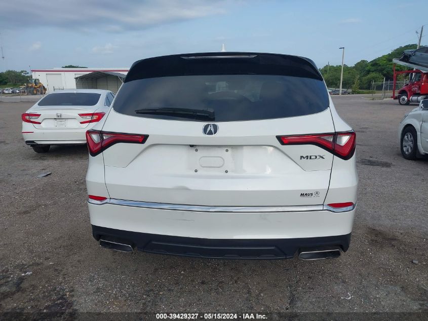 2022 Acura Mdx Standard VIN: 5J8YD9H38NL007201 Lot: 39429327