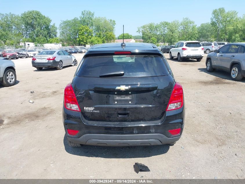 2017 Chevrolet Trax Ls VIN: 3GNCJNSB4HL283076 Lot: 39429347