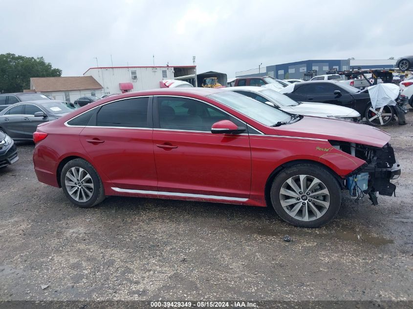 2016 Hyundai Sonata Sport VIN: 5NPE34AF8GH347659 Lot: 39429349