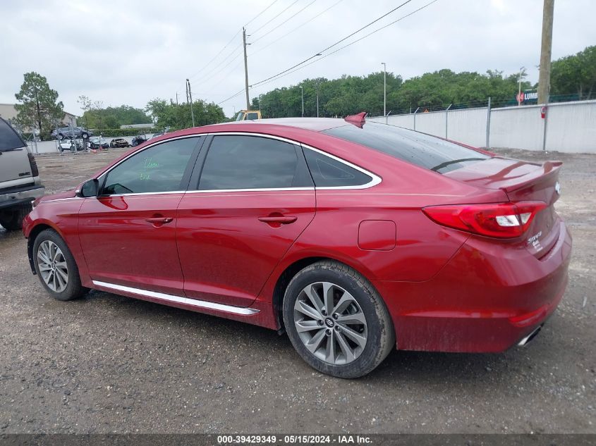 2016 Hyundai Sonata Sport VIN: 5NPE34AF8GH347659 Lot: 39429349